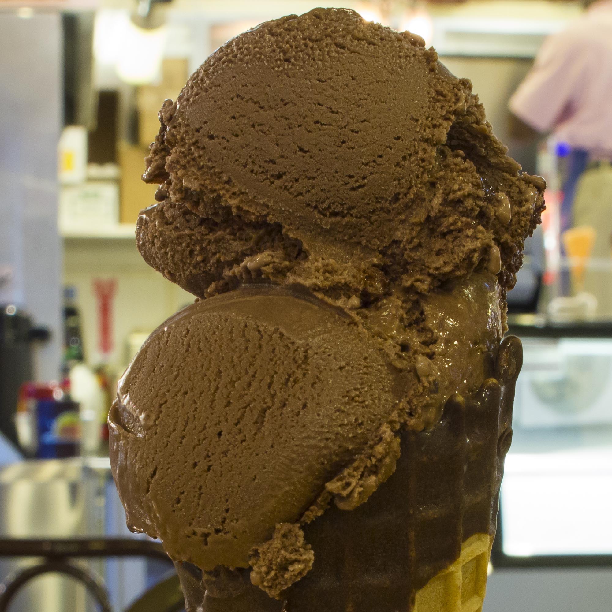 name the house made of ice cream